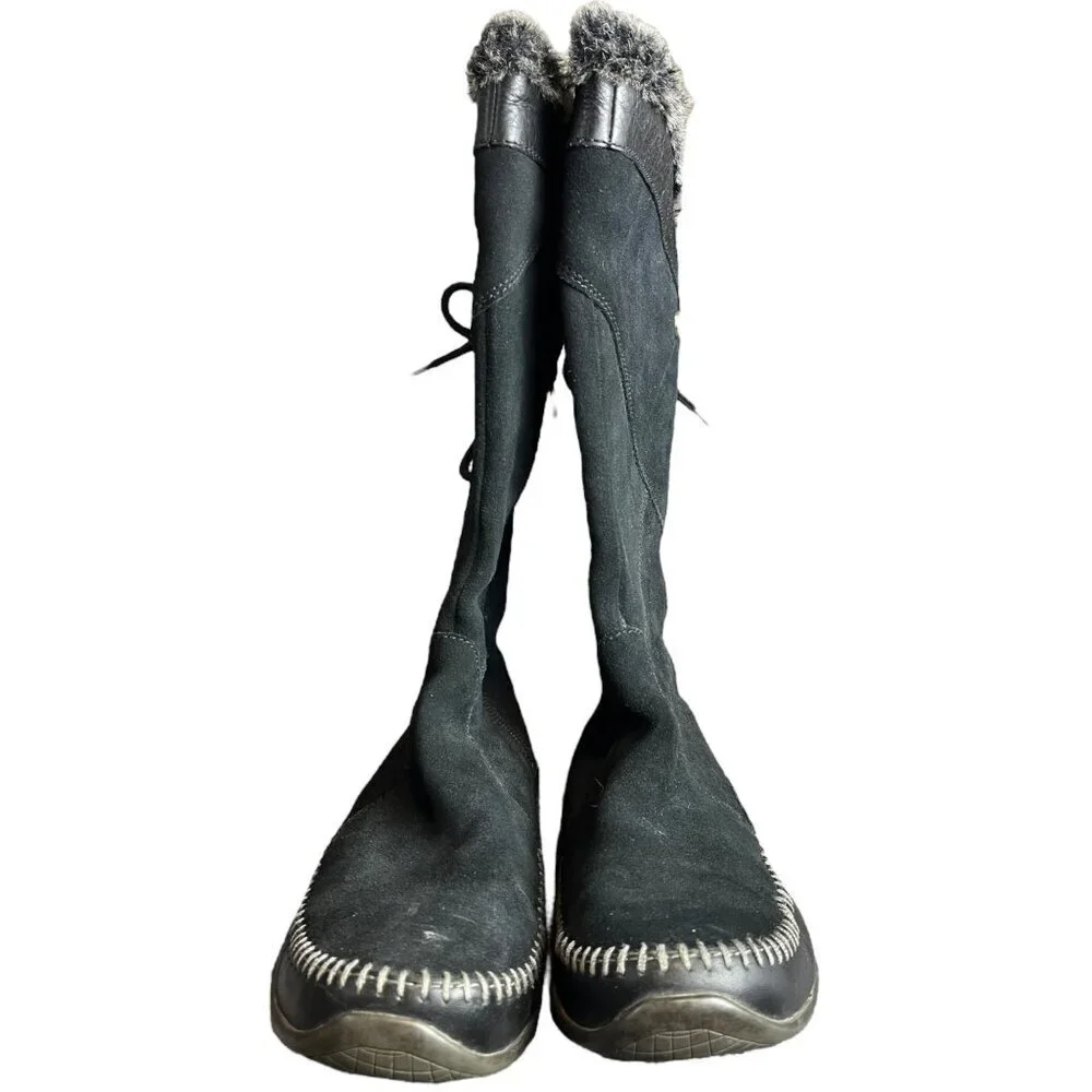 The North Face Women's 6 Janey Boots Black Tall 200G‎ Primaloft Insulated Winter